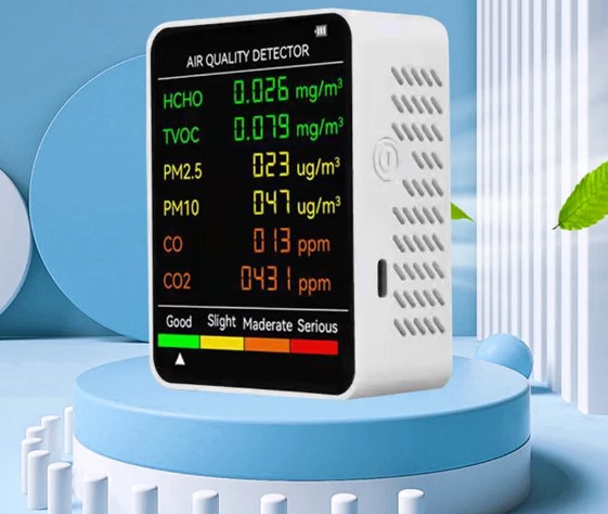Medidor De Calidad De Aire 6 En 1 CO2