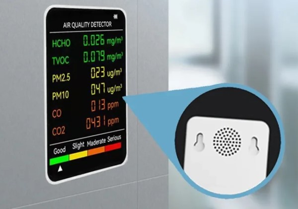 Medidor De Calidad De Aire 6 En 1 CO2