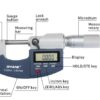 Micrometro digital de Alta precision 0.001 de 0-25mm