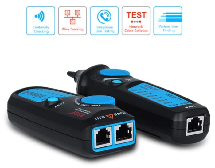FWT81 4 Tester Rastreador De Cable Rj45 Rj11 Generador de Tonos