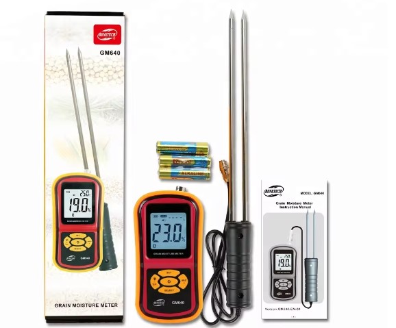 GM640 Medidor De Humedad Y Temperatura En Granos