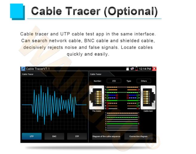 IPC 8 Tester De Cctv Probador De Cámara Ip Y Analogas