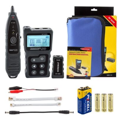 NF8209 14 Tester Rastreador de Cable Generador de Tonos RJ45 NOYAFA