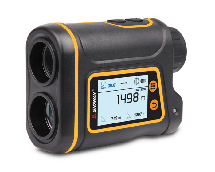 SW1500 Telemetro Distanciometro Laser Lcd 1500 metros Monocular