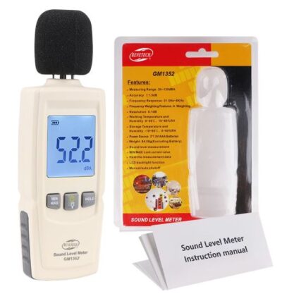 gm1352 5 Medidor De Sonido Sonometro Digital Gm1352