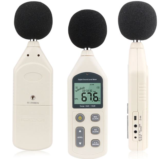 gm1356 2 Sonometro Medidor De Sonido Digital Clase 2 Benetech