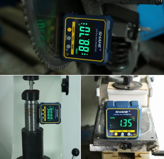 incli econ 4 Inclinómetro Digital de Base Magnéticos SHAHE