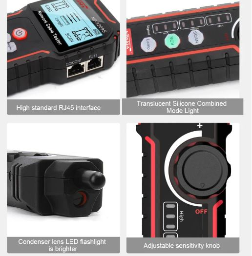 nf8209s 2 Tester Probador De Cable De Red Noyafa
