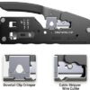 passrj45 12 Grimpeador Ponchador Rj45 Utp/stp Cat5/6/7 Para RJ45 pasante