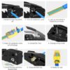 passrj45 13 Grimpeador Ponchador Rj45 Utp/stp Cat5/6/7 Para RJ45 pasante
